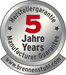 5 Jahre Herstellergarantie