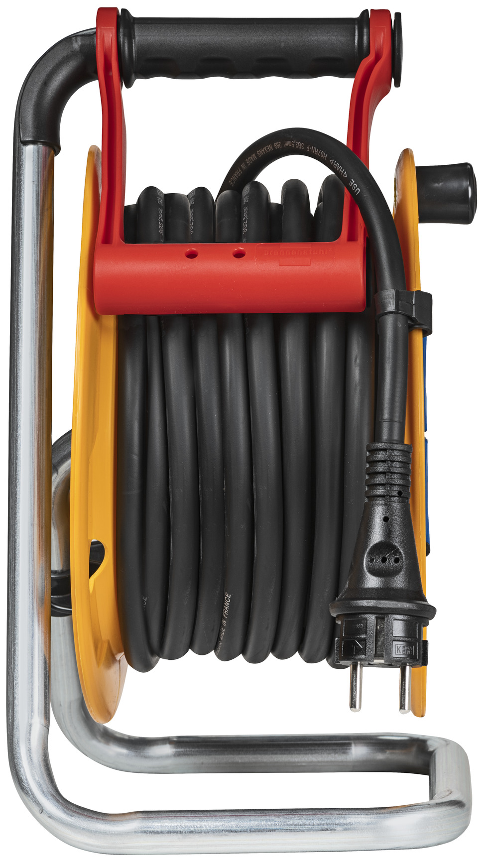 Avvolgicavo Brennenstuhl Kid Pro 15m - Cavo H07RN-F 3G2.5, IP44, 4 Prese, Spia LED, Per Esterni