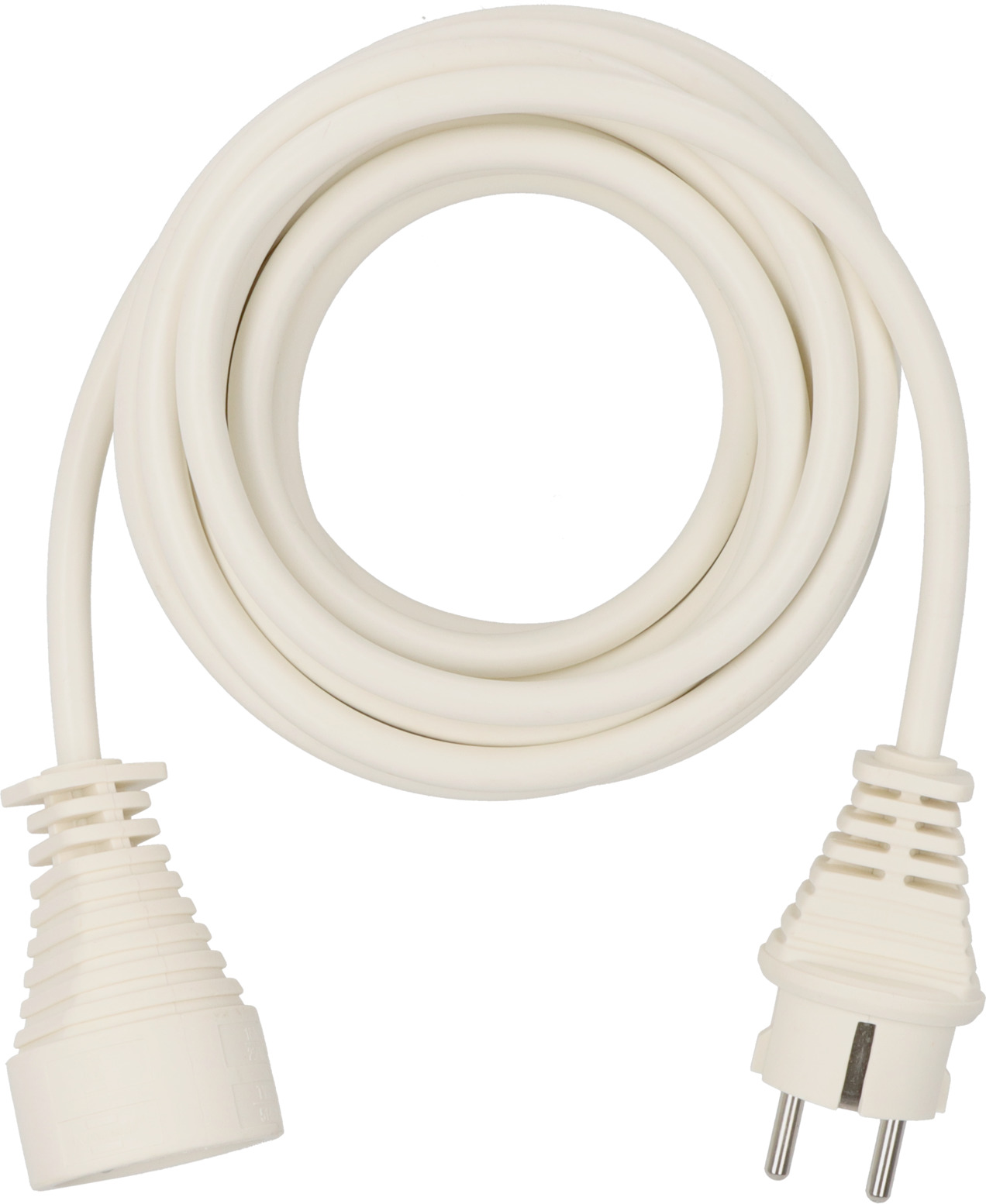 Rallonge électrique 5m H05VV-F 3G1,5 blanc