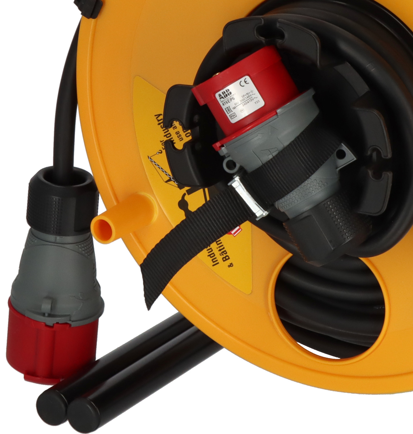 Enrouleur De Câble Extérieur Brennenstuhl 25m - 3 Prises Sécurisées IP44