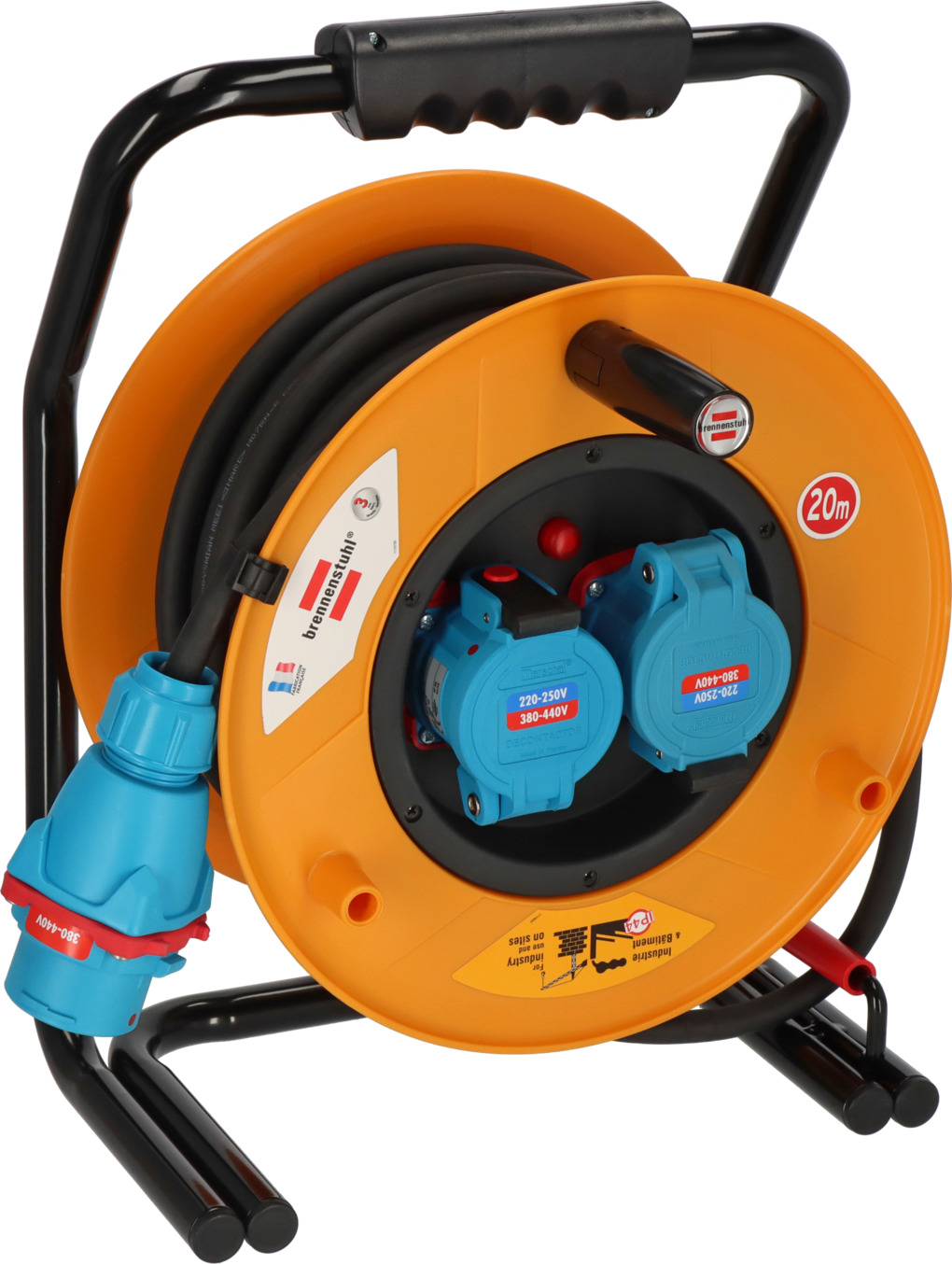 Brennenstuhl Garant Enrouleur De Câble De Camping CEE 230 V 25 M (H07RN