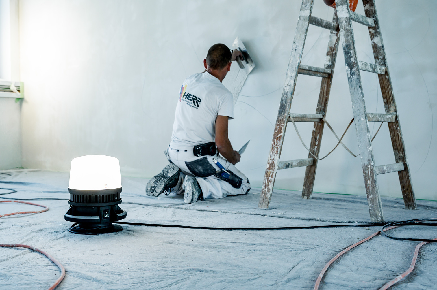 Une fois installé, éclairé de tous les côtés