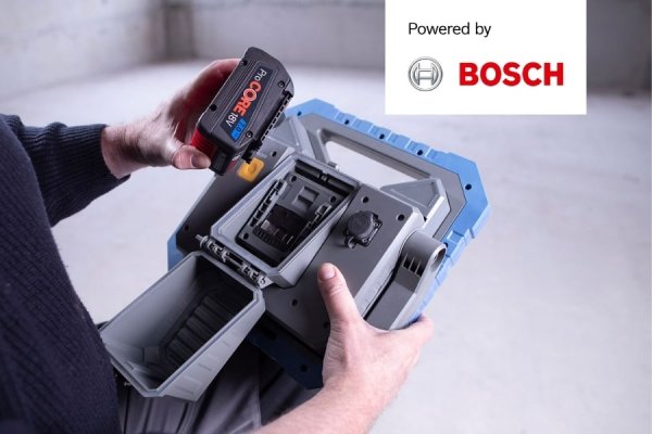 Projecteurs de chantier brennenstuhl® pour le Bosch Professional 18V System