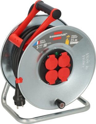 BRENNENSTUHL MULTIPRISE ALU-LINE - 4 PRISES - EN ALUMINIUM DE QUALITÉ